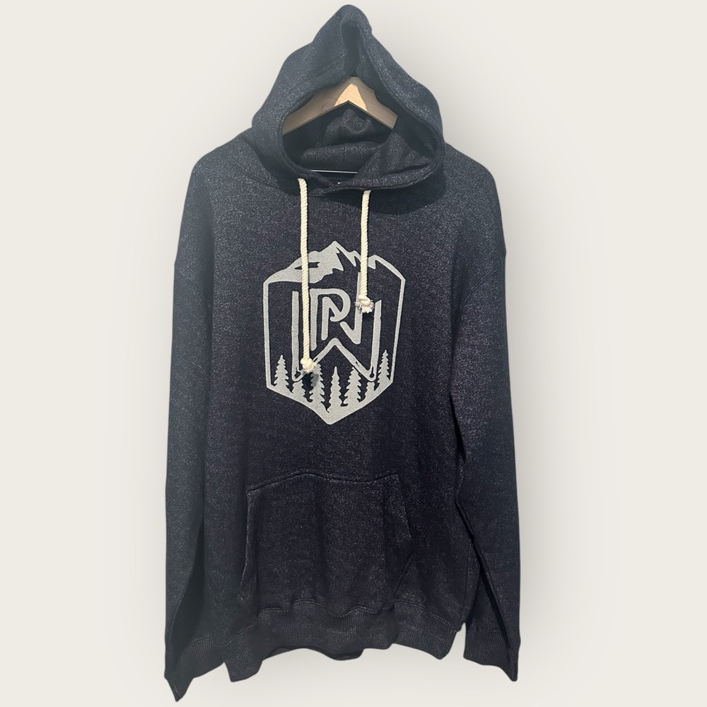 Pacific Northwest Women’s XL Rope Drawstring Pullover Dark Navy Hoodie